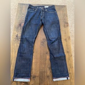 Gustin California Slim Selvedge Denim Size 33 x 34 Style# 126